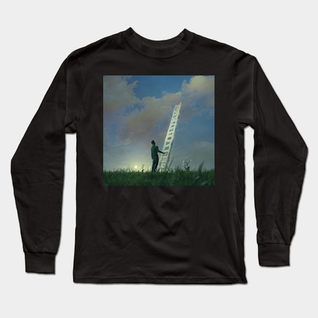 The Only Refuge Long Sleeve T-Shirt by AhmedEmad